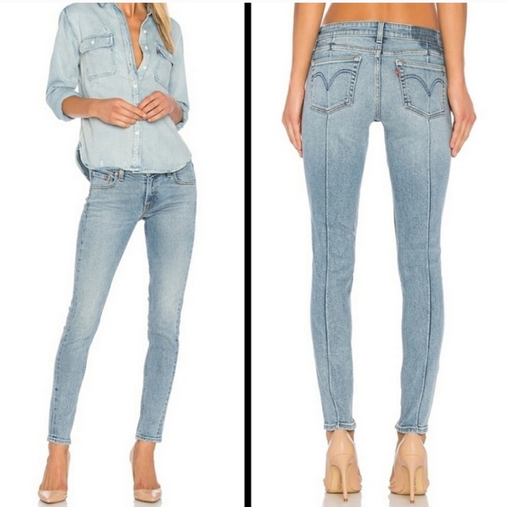 Levi’s altered 711 skinny jeans